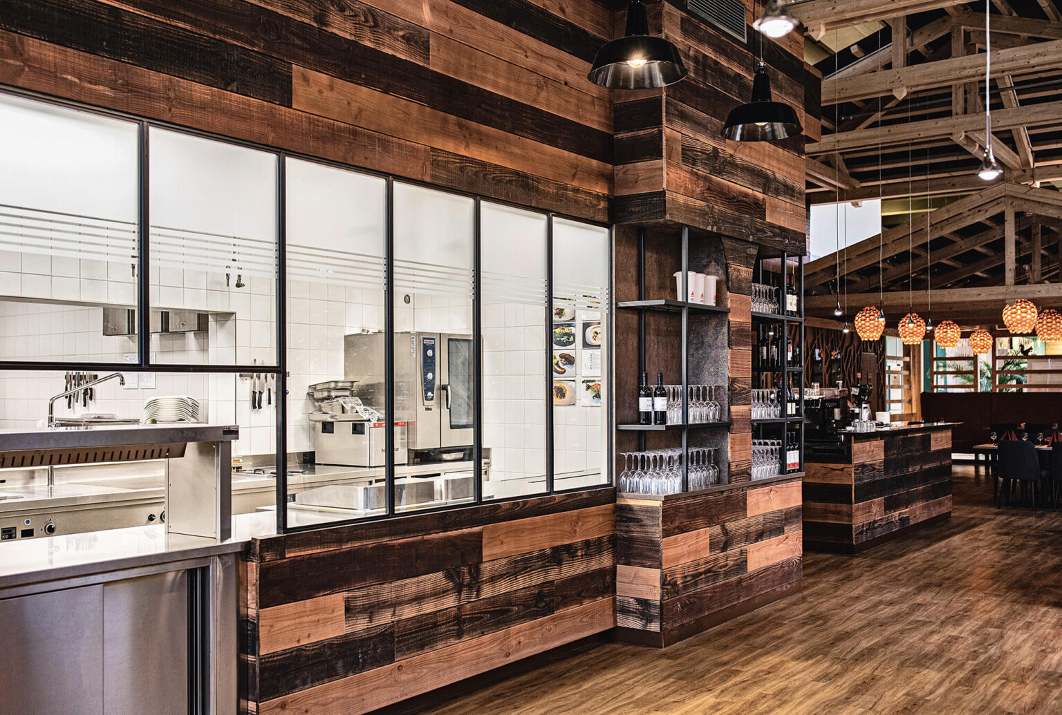 Offene Kueche im Center Parc in Leutkirch im Allgaeu