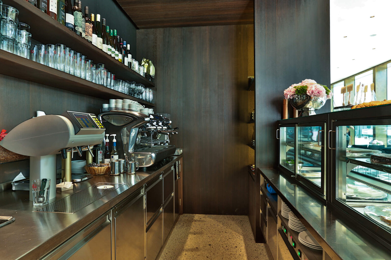 Schankanlage im Museumscafe in Berg Schankanlage im Museumscafe in Berg