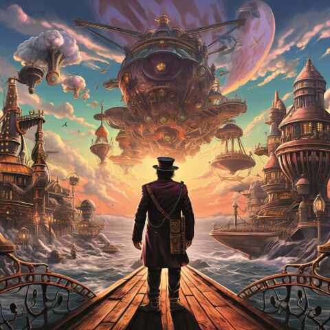 Ironchef Logo Ein beeindruckendes Steampunk-inspiriertes Artwork, das die Atmosphäre in einer Gastronomieeinrichtung unterstreicht. FHE GASTRO liefert nicht nur funktionale Geräte, sondern auch innovative Designelemente, die das visuelle Erlebnis im Gastgewerbe bereichern.