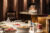 Elegantes Buffet mit frischen Früchten, Milch und Getränken, ideal für Hotellerie und Gastronomiebetriebe. FHE GASTRO liefert hochwertige, funktionale Buffetmöbel und Zubehör für eine stilvolle und professionelle Präsentation in Restaurants und Hotels.